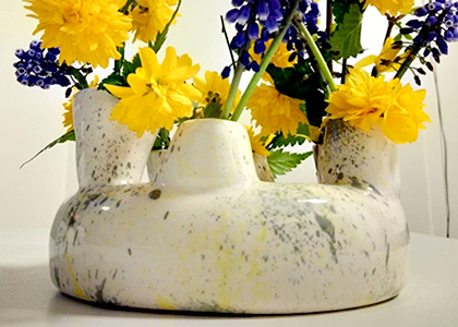 Terre Ceramica e Arte - Elena D'Oria - Vaso fiori